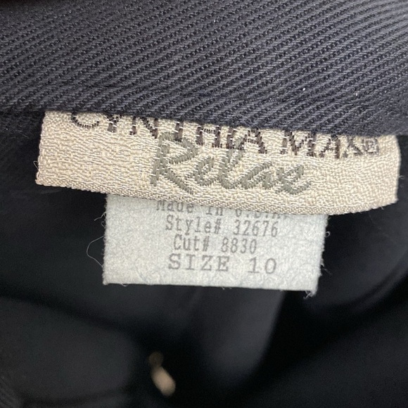 Cynthia Max Relax black Maxi Skirt Womens 10 Tencel Cotton pockets Y2K 90’s - Picture 7 of 8